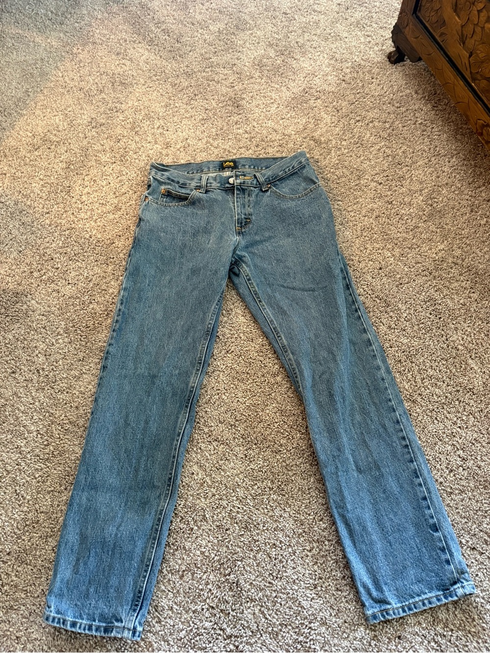 Lee Straight-Leg Women's Jeans in Medium Blue Wash